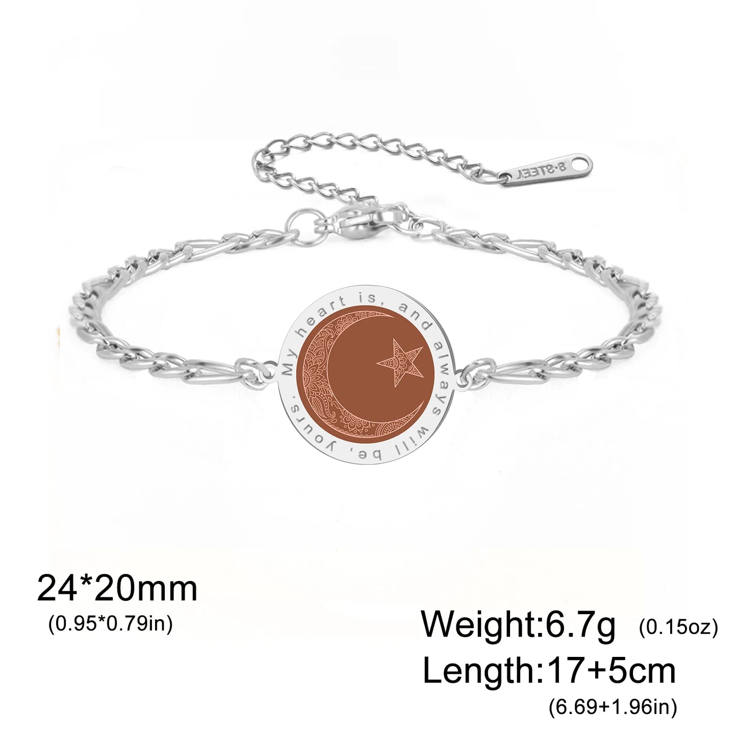 Couples Bracelet – “My Heart is Always Yours”