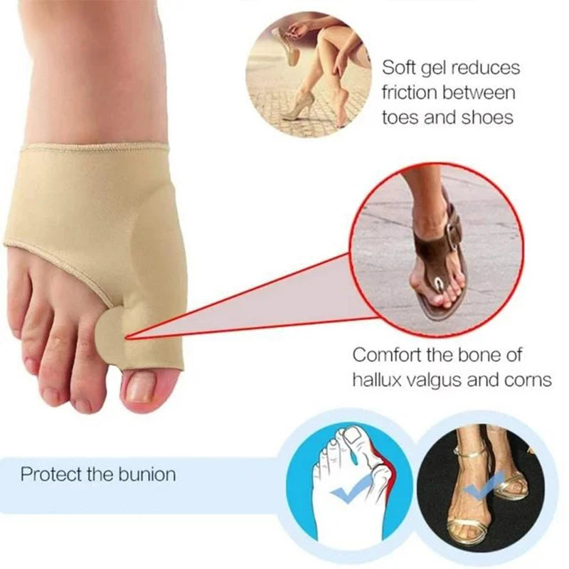 Correcteur d'orteils et séparateur de gros orteil – Protection contre l'hallux valgus