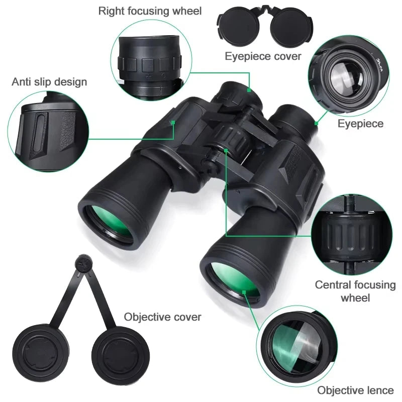 20x50 High-Power Binoculars – HD Long-Range Optics