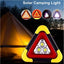 3-in-1 Solar Triangle LED Emergency Light for Outdoor Use