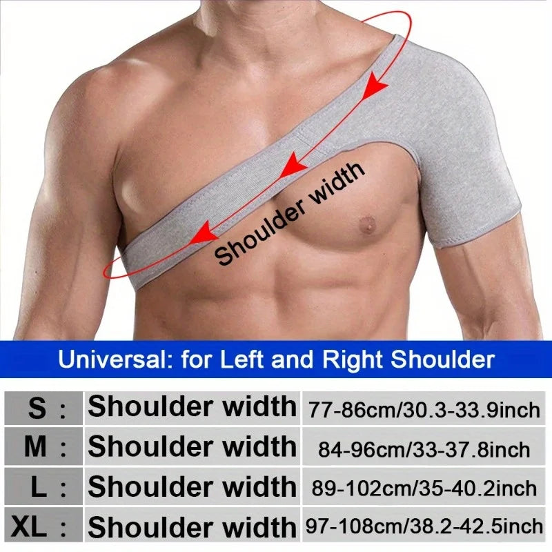 Adjustable Compression Shoulder Brace for Pain Relief & Stability