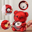 Romantische ketting met eeuwige roos en teddybeer - Cadeauset