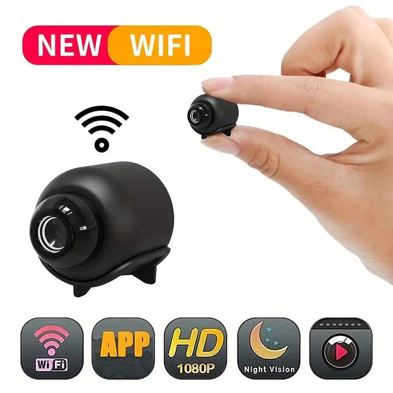 Mini 1080P Surveillance Camera Portable Night Security Cam