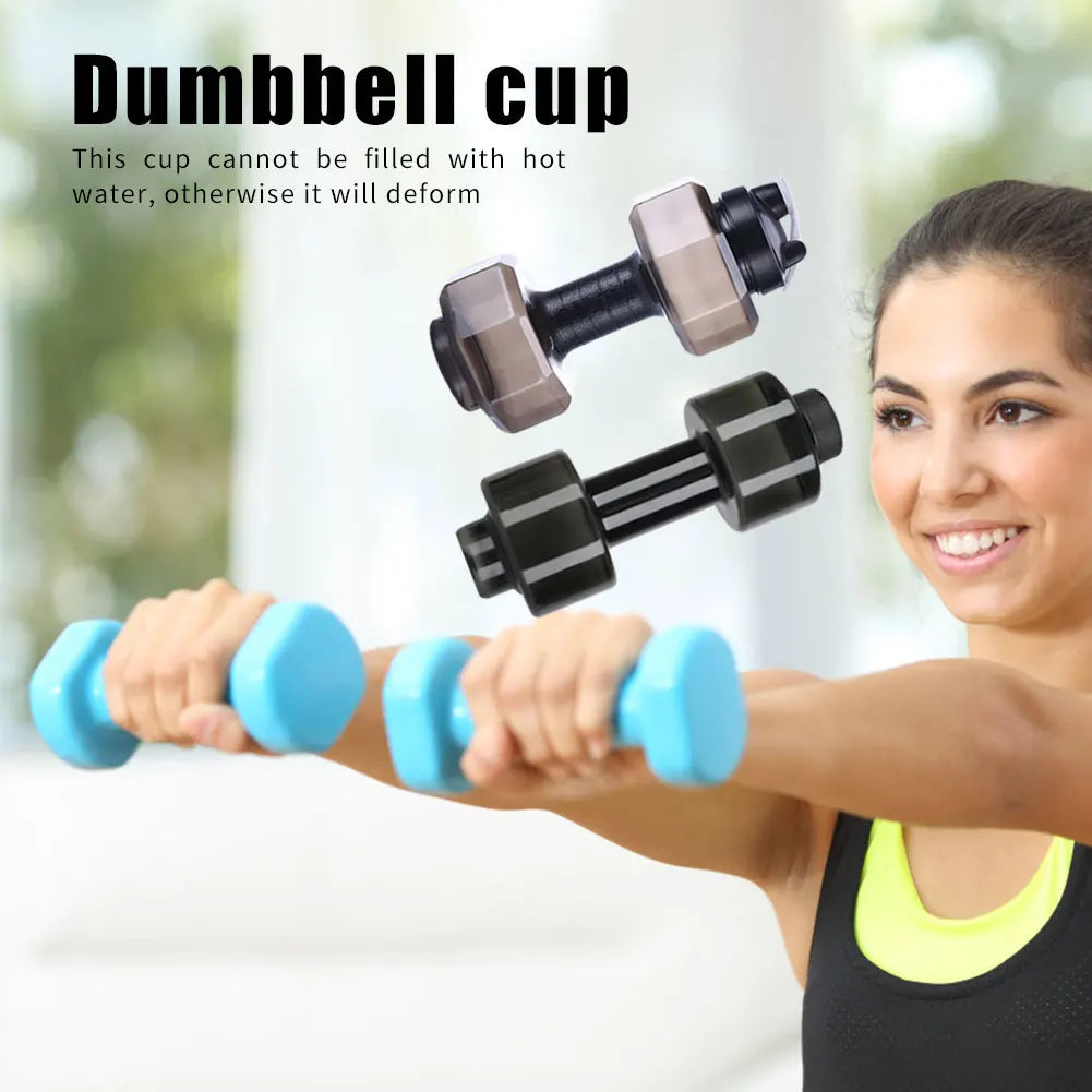 Dumbbell Shaped Sports Water Bottle – Hydration Kettle