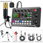 Microphone Set with Live Sound Card – Wireless Karaoke