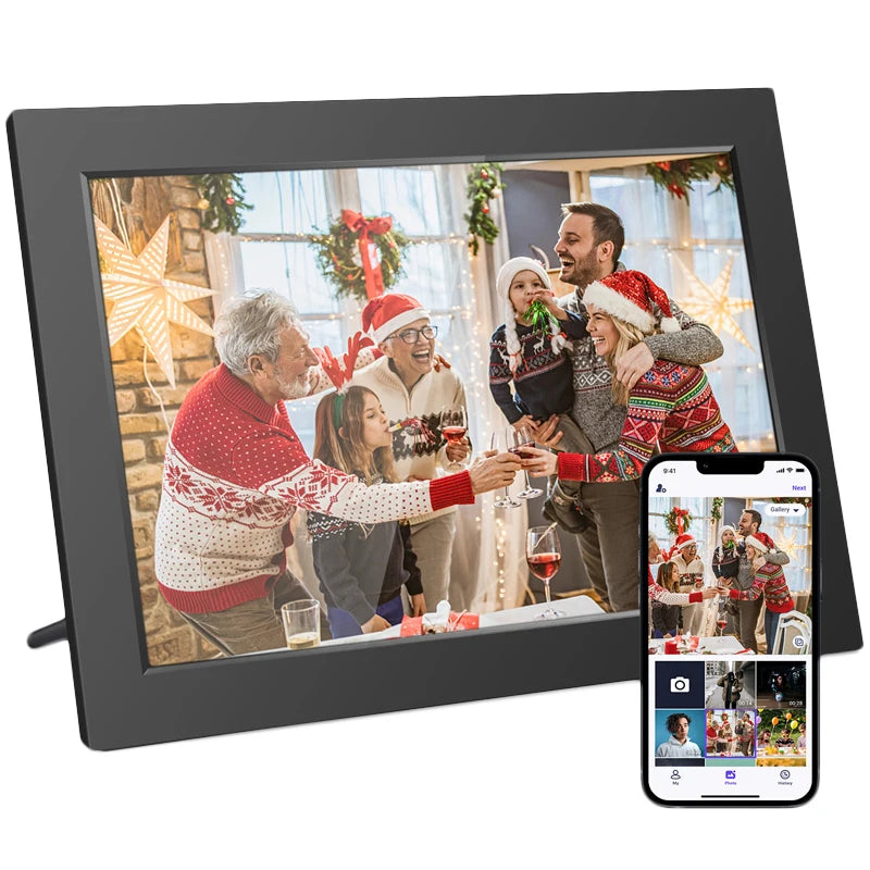 10.1" WiFi Digital Photo Frame – 32GB HD Touchscreen