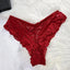 Ensemble de Lingerie en Dentelle Rouge Transparent pour Femmes – Chemise de Nuit Sexy