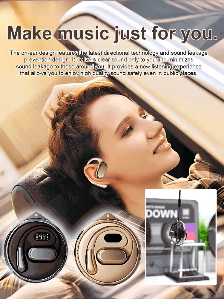 Bluetooth Translator Earphones – Clip-On Wireless Headphones