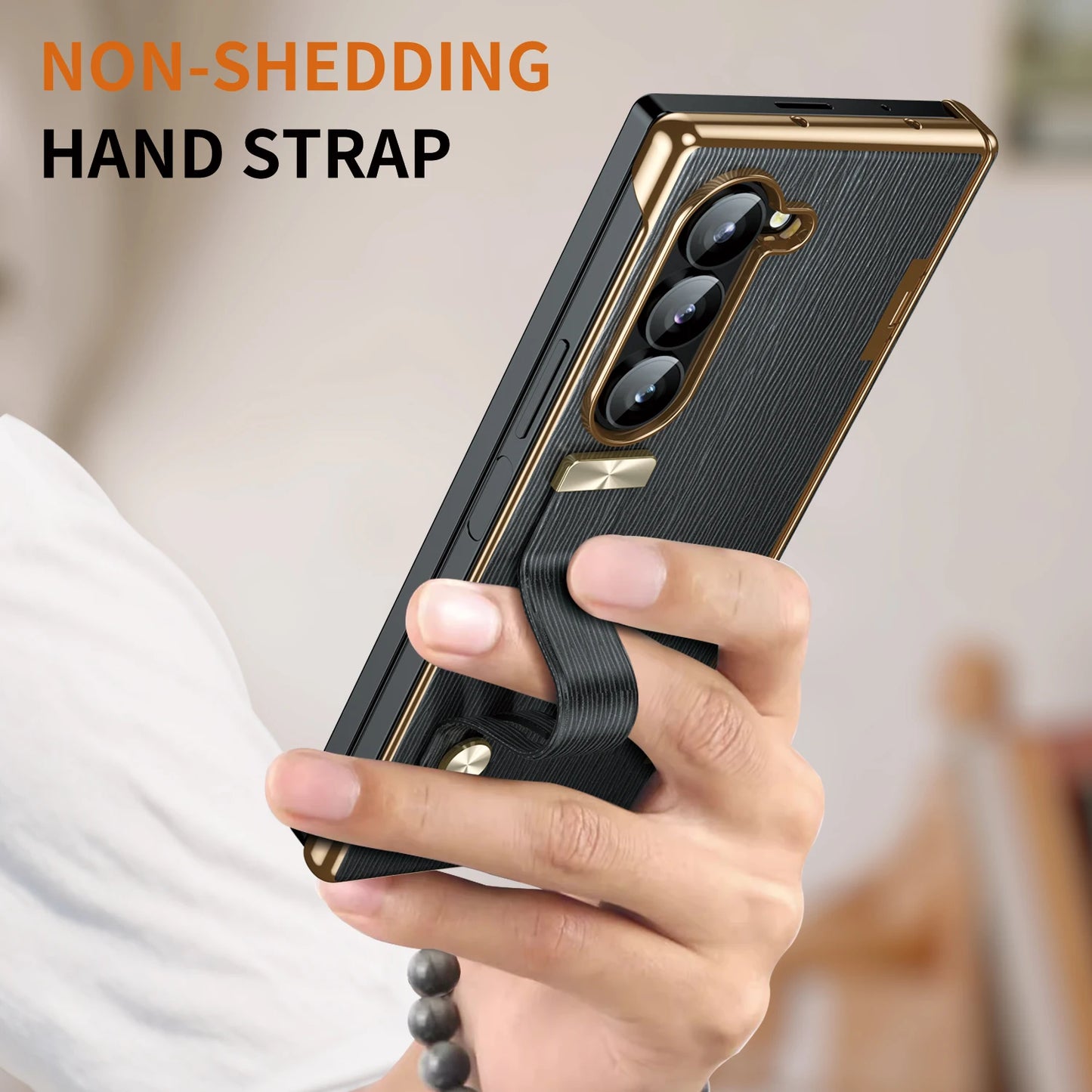 Leather Phone Case for Z Fold Shockproof Protection