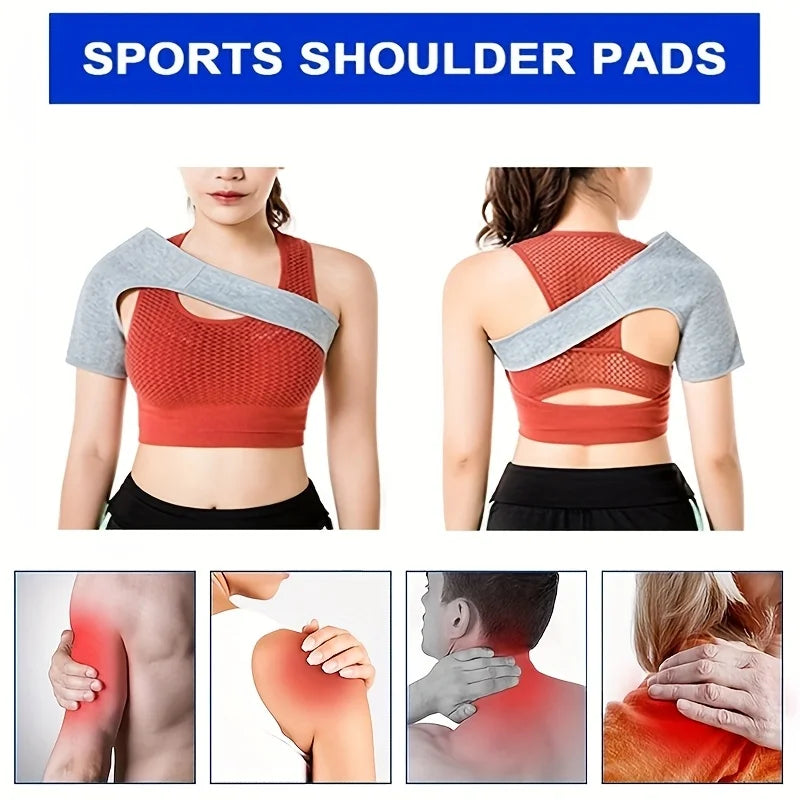 Adjustable Compression Shoulder Brace for Pain Relief & Stability