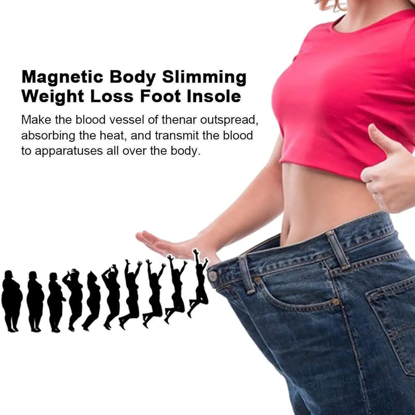 Magnetic Acupoint Massage Insoles – Shock-Absorbing Foot