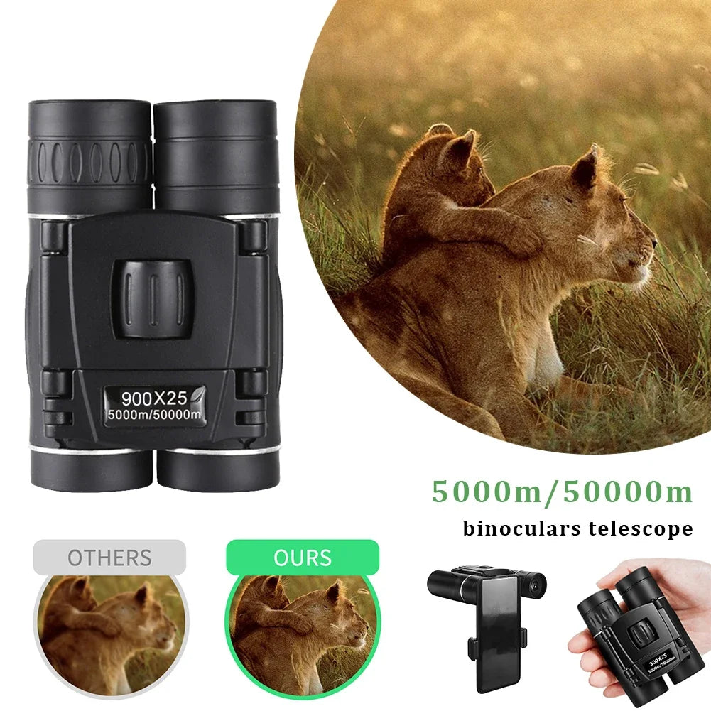 900x25 HD Zoom Monocular – BAK4 Portable Telescope