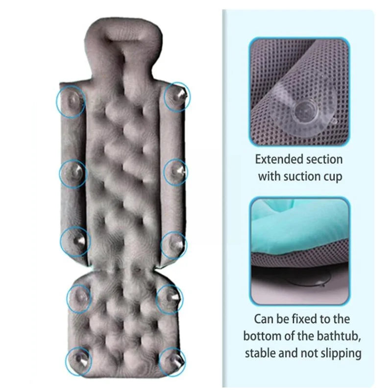Spa-badkussen – Antislip, waterdicht hoofdkussen