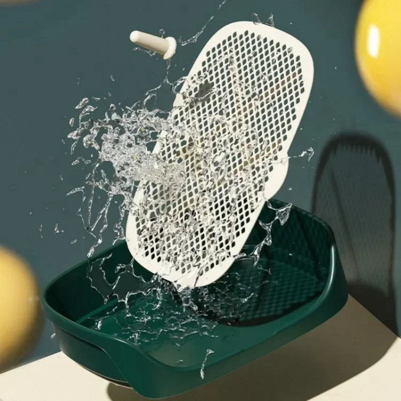 Pot de propreté portable pour chiens et chiots – Toilette d'apprentissage pour animaux de compagnie anti-éclaboussures