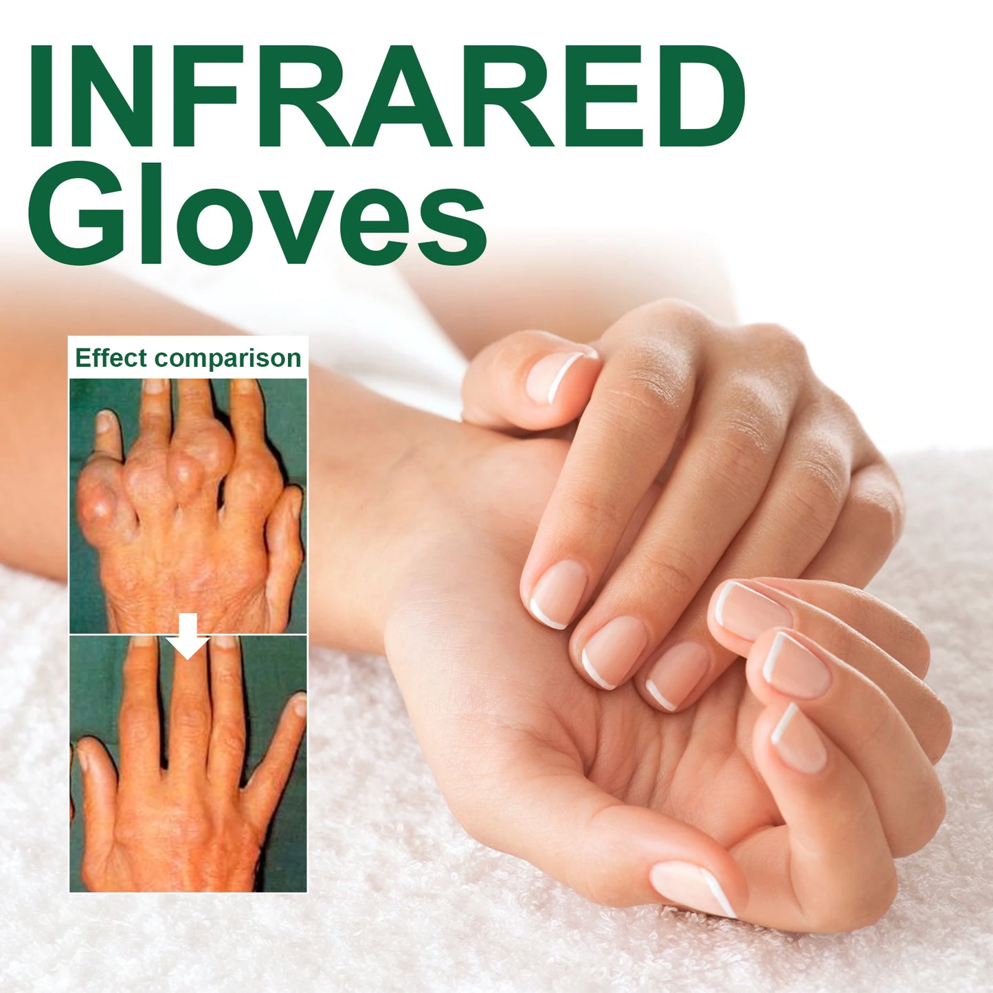 Gants de compression pour soulager les douleurs arthritiques