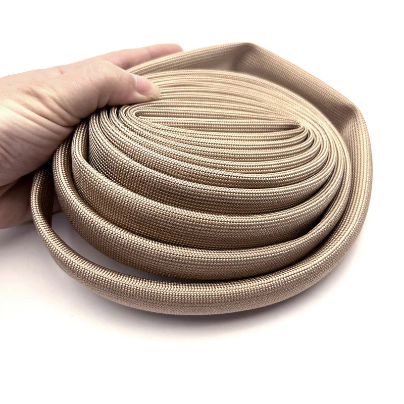 Fiberglass Heat Protection Sleeve up to 800°C – Brown