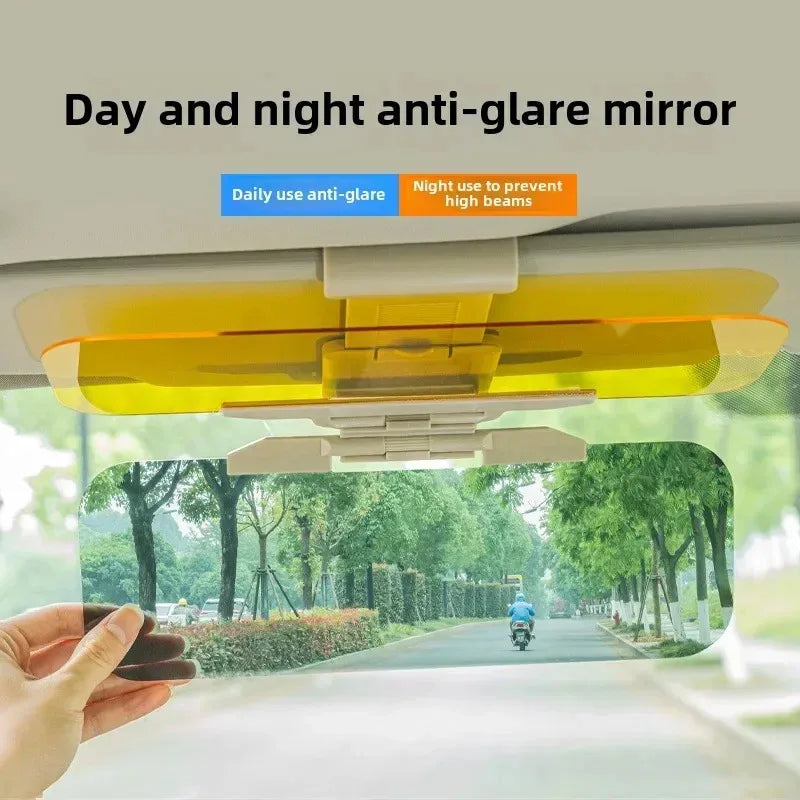 HD Car Sun Visor Mirror Anti-Glare, with UV Protection
