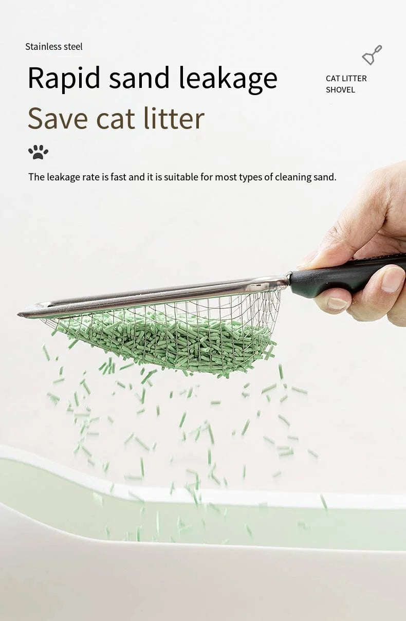 Metal Cat Litter Scoop – Stainless Steel Scooper