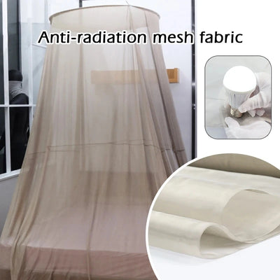 Anti-Radiation EMF Fabric – Silver Fiber Shielding Mesh (1–5M)