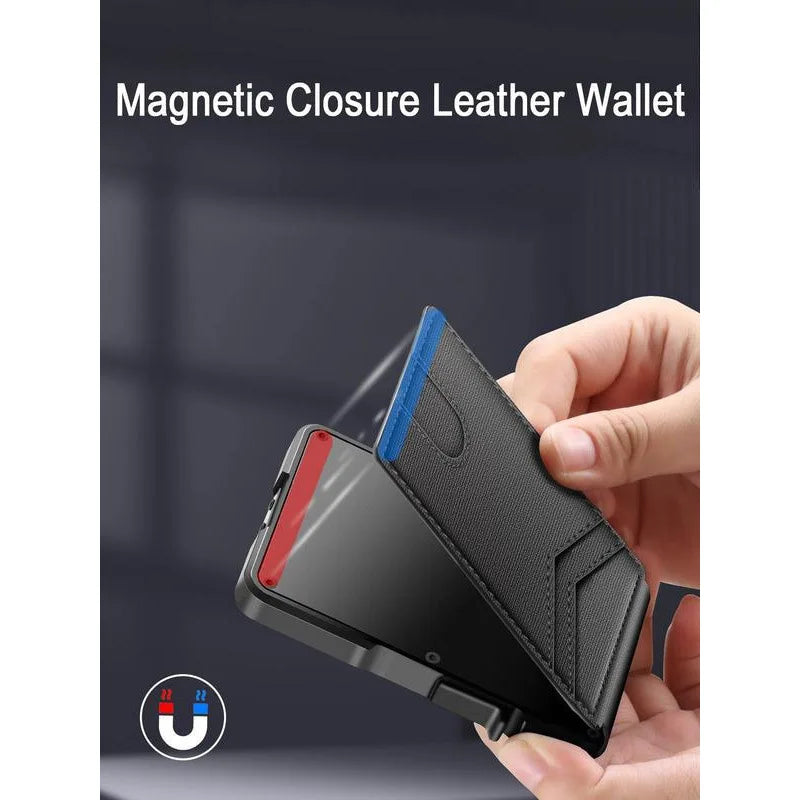 Business Wallet – Minimalist PU Leather with Multiple Slots