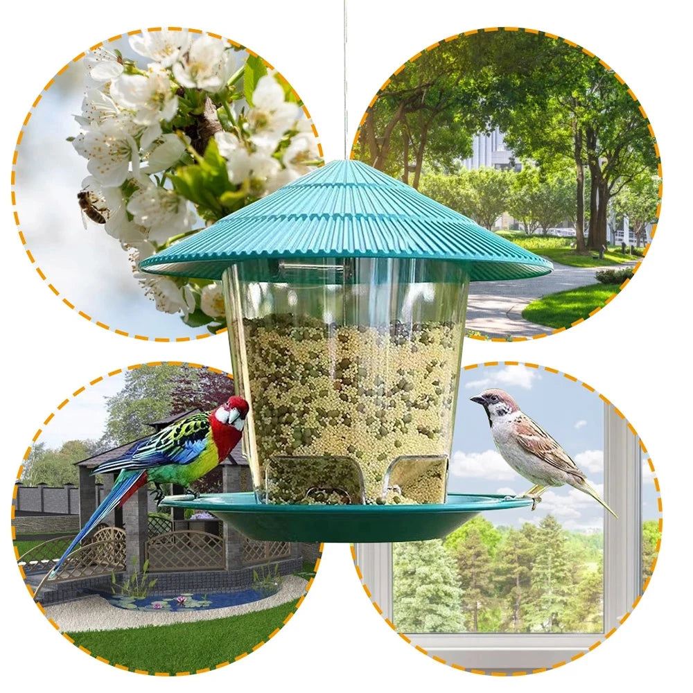 Automatic Bird Feeder – Hanging Nut & Seed Dispenser