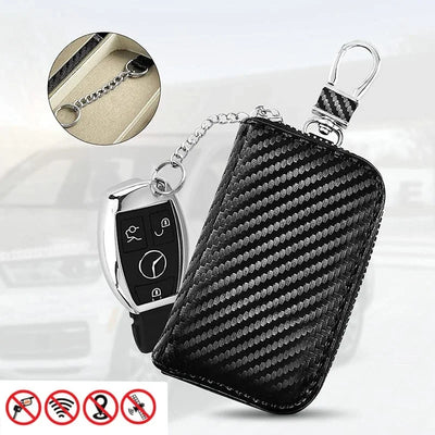 Car Key Signal Blocker Faraday Pouch – RFID Anti-Theft Case
