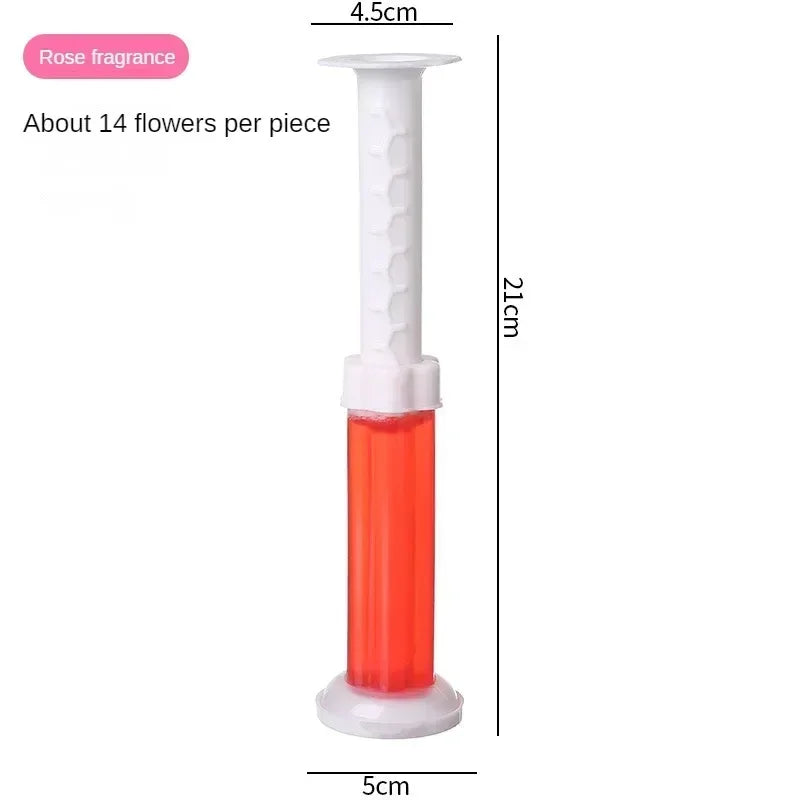 Lot de 6 gels nettoyants pour toilettes au parfum floral – Désinfectant et désodorisant