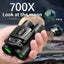 700x25 HD Binoculars – BAK4 FMC Long-Range Compact Binoculars