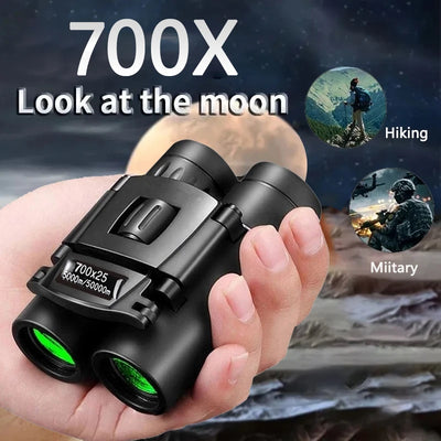 700x25 HD Binoculars – BAK4 FMC Long-Range Compact Binoculars