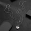 Set van twee kettingen – hangers met liefdesslot en sleutel