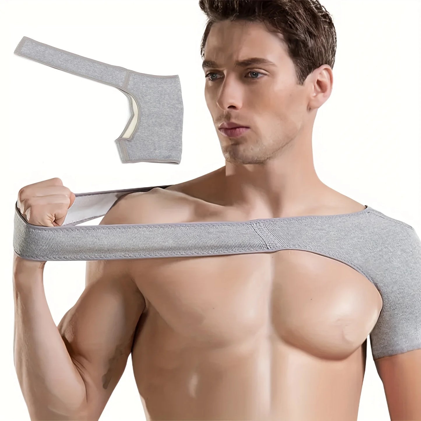 Adjustable Compression Shoulder Brace for Pain Relief & Stability