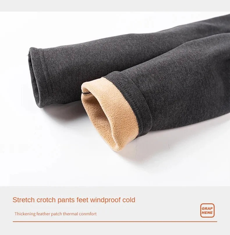 Thermische fleecegevoerde winterbroek voor heren