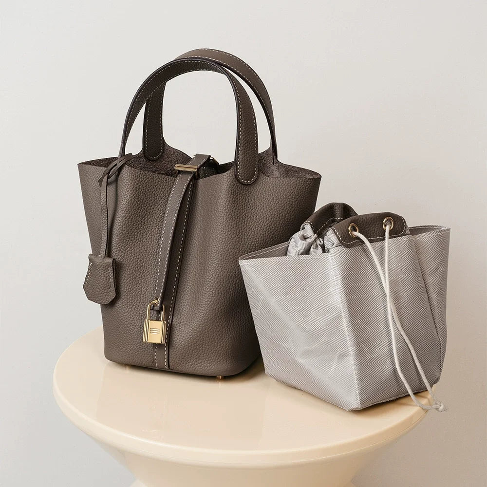 Women’s Large Bucket Bag 22 cm – Spacious Handbag