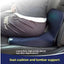 Memory Foam Seat & Back Cushion – Ergonomic Pain Relief