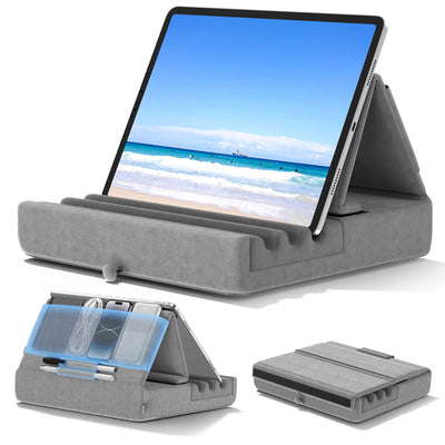 Soft Lap Tablet Stand – Foldable Cushion Dock for iPad & All Tablets