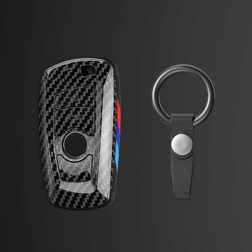 Carbon ABS Car Key Cover – Protective BMW Key Shell