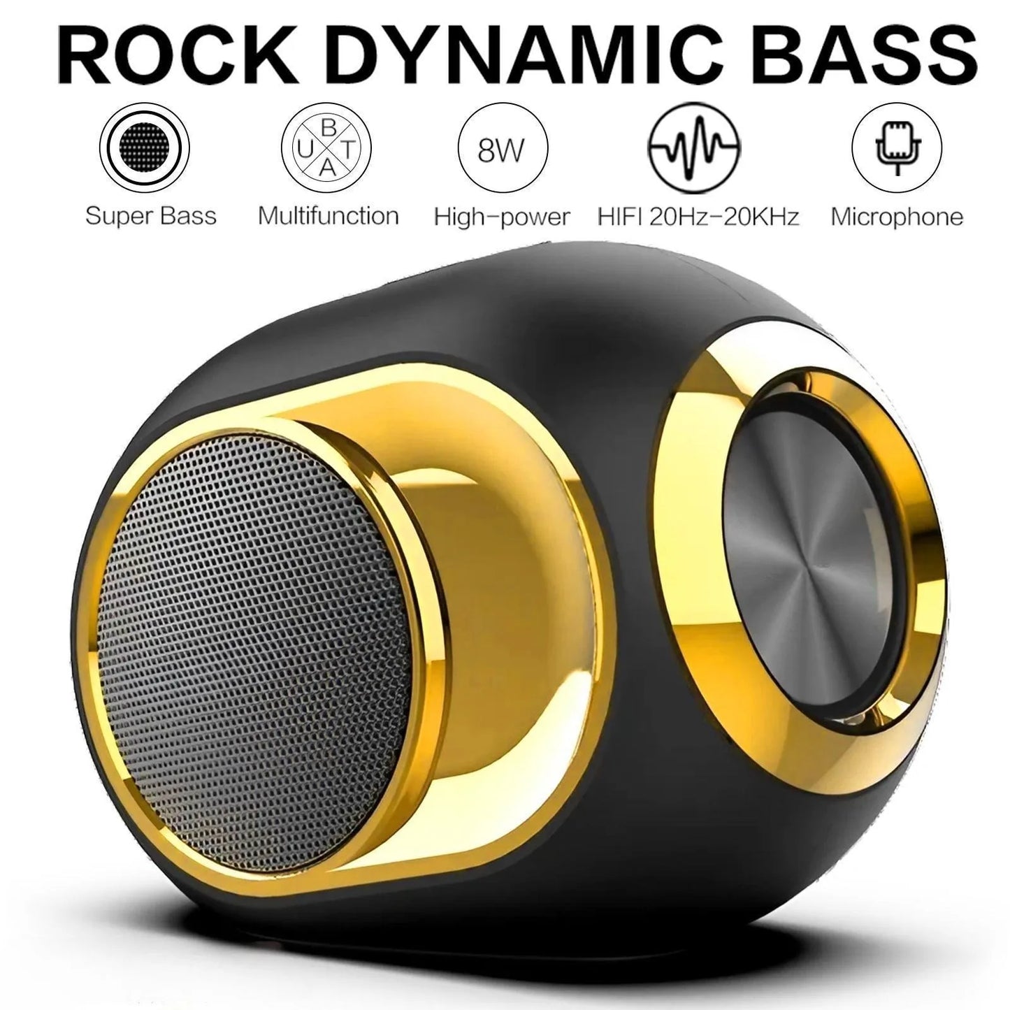 Enceinte Bluetooth X6 – Stéréo sans fil avec basses profondes