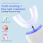 U-Shaped Electric Toothbrush with 360° Automatic Cleaning