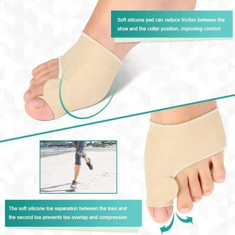 Correcteur d'orteils et séparateur de gros orteil – Protection contre l'hallux valgus