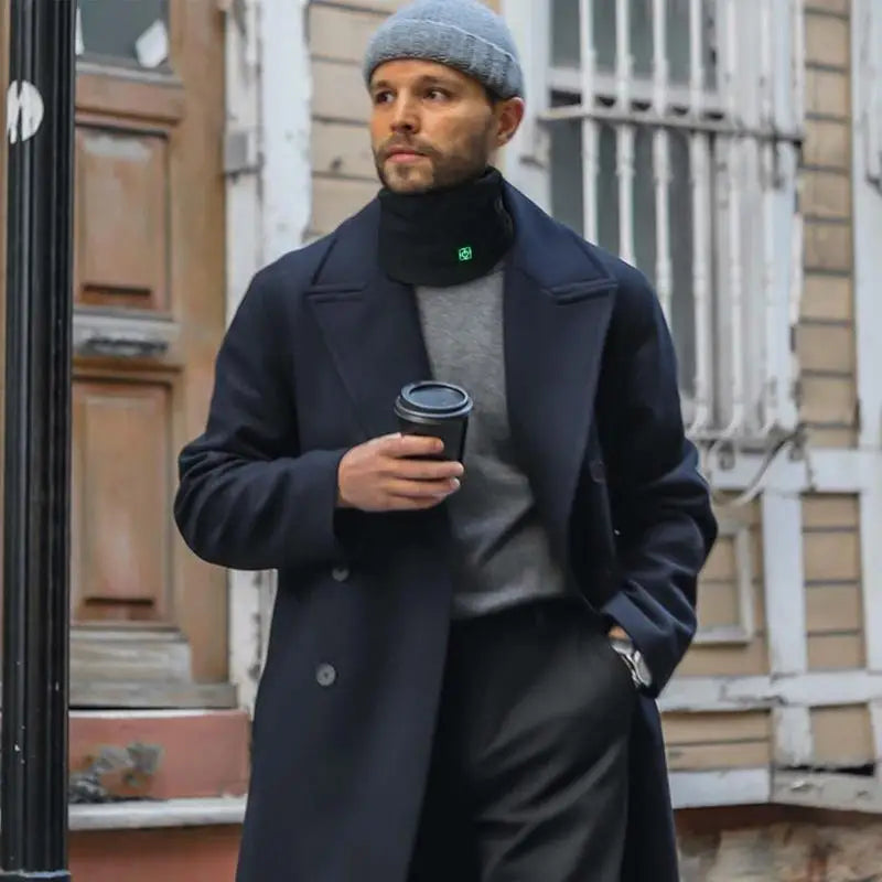 USB Heated Scarf – Soft Washable Tube with 3 Temperature Modes