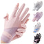 Women’s UV-Protective Ice Silk Gloves – Lightweight Summer