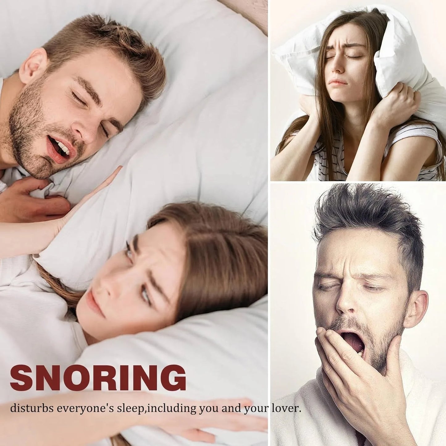 Adjustable Sleep Chin Strap –  Skin-Friendly Anti-Snore