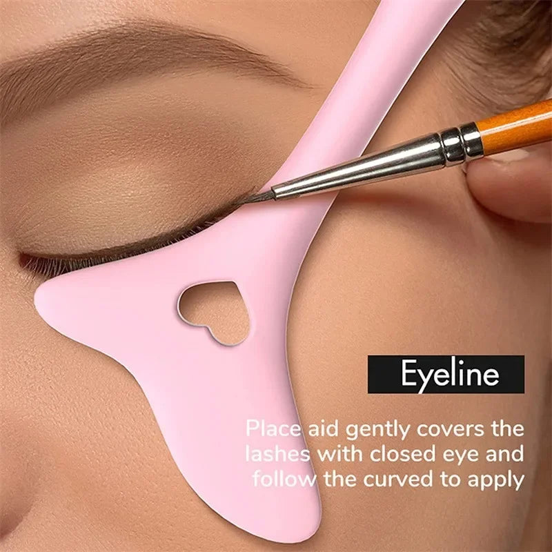 Multi-Functional Eyeliner Stencil – Reusable Silicone Make-up Aid