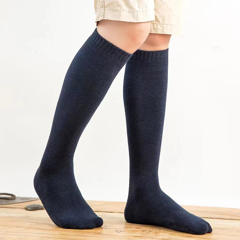 Winter Wool Knee-High Socks – Thermal Compression