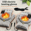 Heated USB Gloves – Winter Half-Finger Hand Warmers