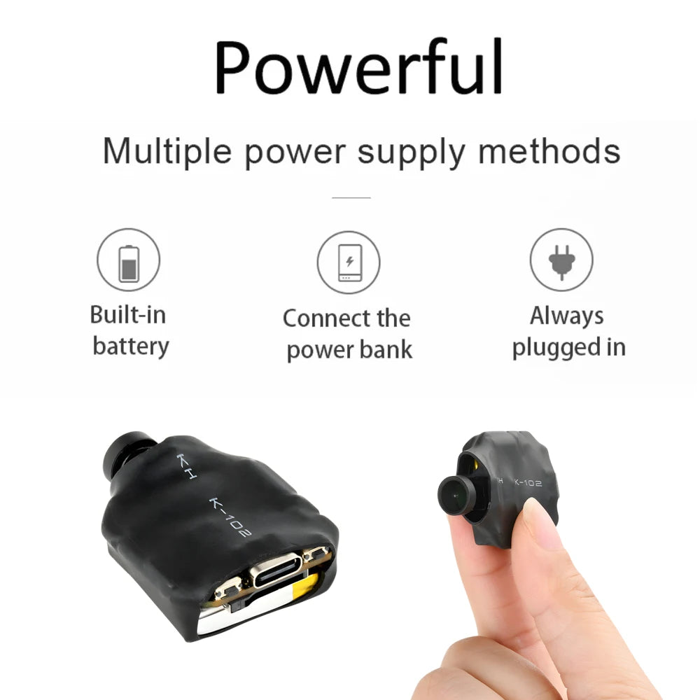Mini caméra de sécurité sans fil 4K – Caméra espion WiFi cachée