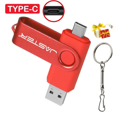 3-in-1 USB Flash Drive 128GB –USB 3.0, Type-C & Micro USB