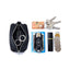 Leather Key Holder with Zipper – Mini Wallet & Key Organizer