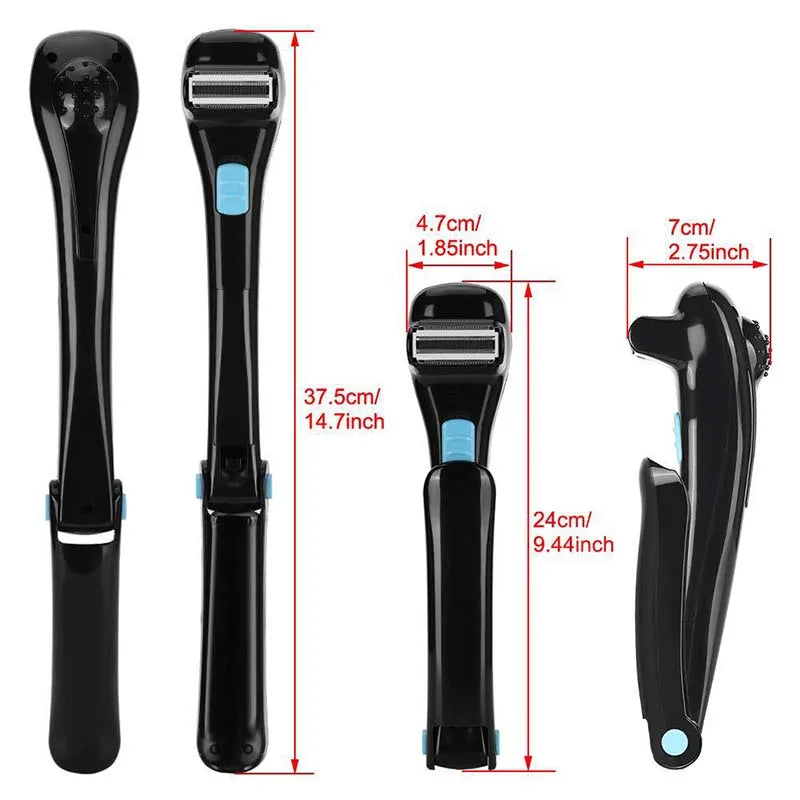 Men’s Electric Back Shaver – Long-Handle Waterproof