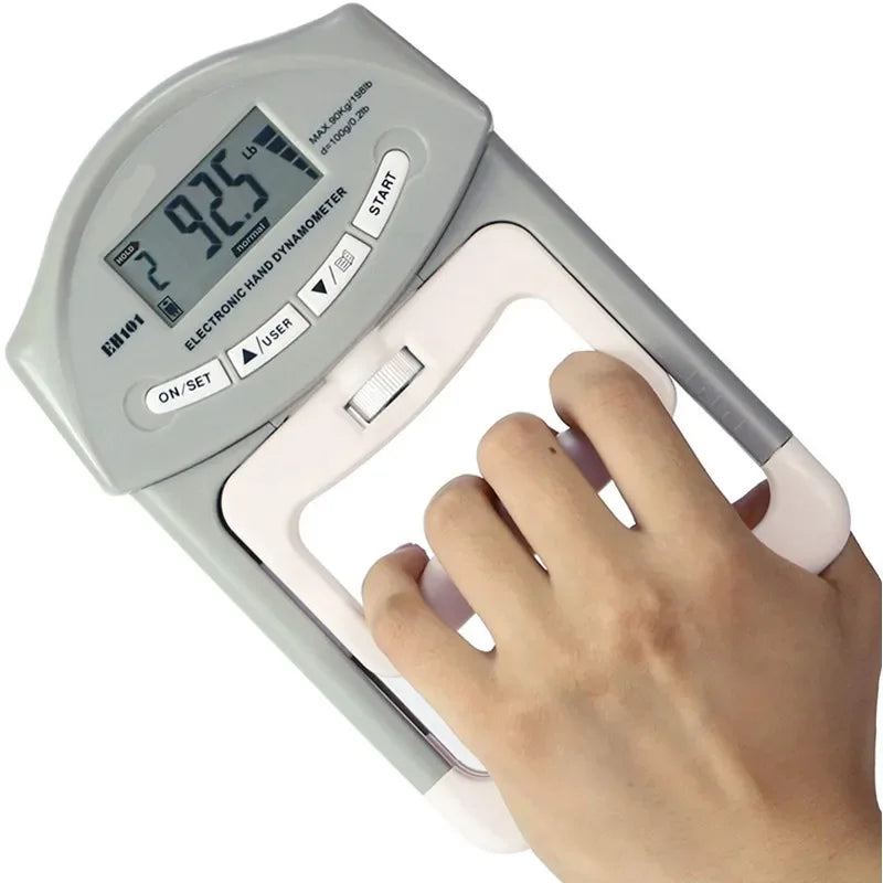 Digitale handdynamometer met lcd-scherm – 90 kg gripkracht- en revalidatiemeter